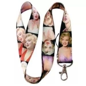 Arlo Wear Marilyn Monroe Vintage Color Design Hollywood Actress Lanyard Keychain